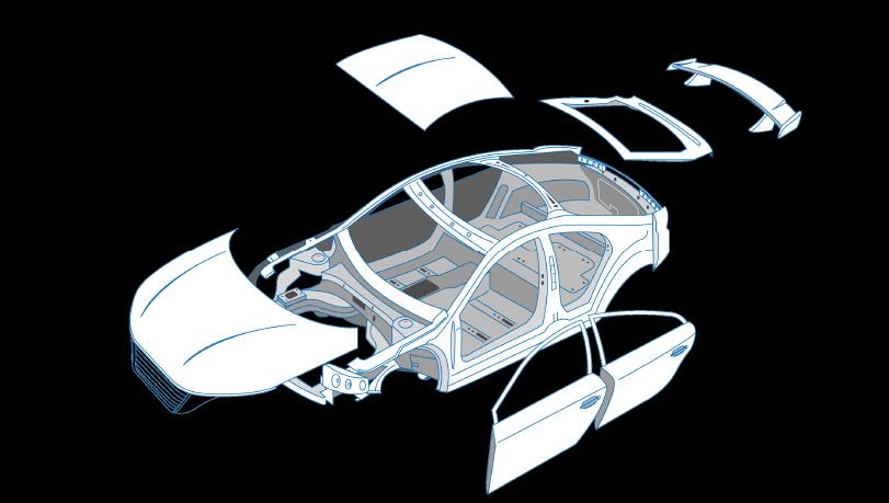 汽車內(nèi)外飾件粘接應(yīng)用